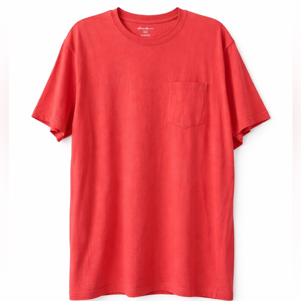 Eddie Bauer T-Shirt orange size XXL pocket